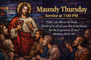Read more about the article Maundy Thursday Service Near Buffalo at St Paul