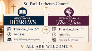 St Paul Lutheran Church Groups Gather Around God’s Word