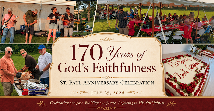 You are currently viewing St. Paul Lutheran Church Celebrates 170 Year Anniversary