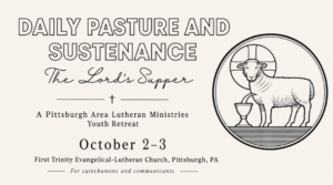 PALM Youth Retreat in Pittsburgh PA Coming Up