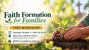 Faith Formation for Families Workshop in Clarence NY